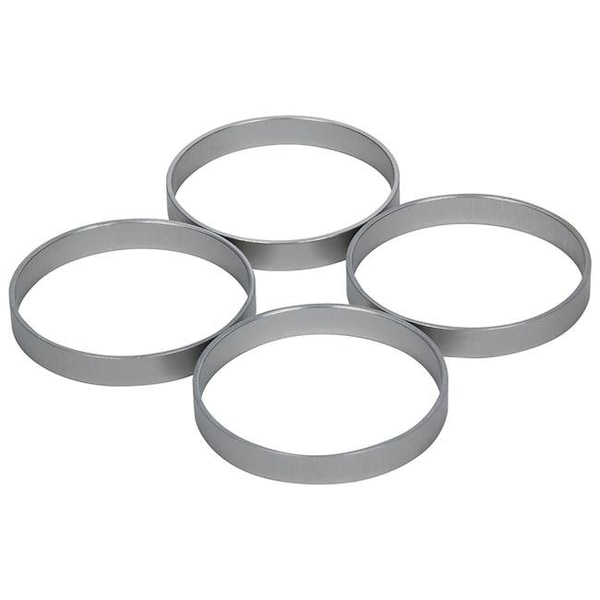 Allstar Performance Allstar Performance ALL26190 1.625 in. Aluminum Restrictor Plate Inserts with 0.5 in. Restrictor Plate; Natural - Set of 4 ALL26190 - main